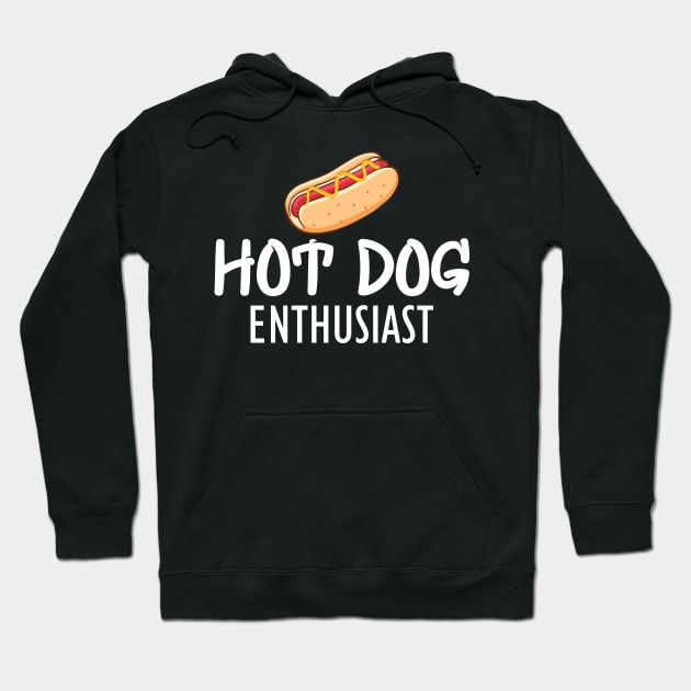 Hot Dog Enthusiast Hoodie by KC Happy Shop